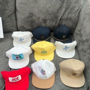 Lot of 9 hat caps